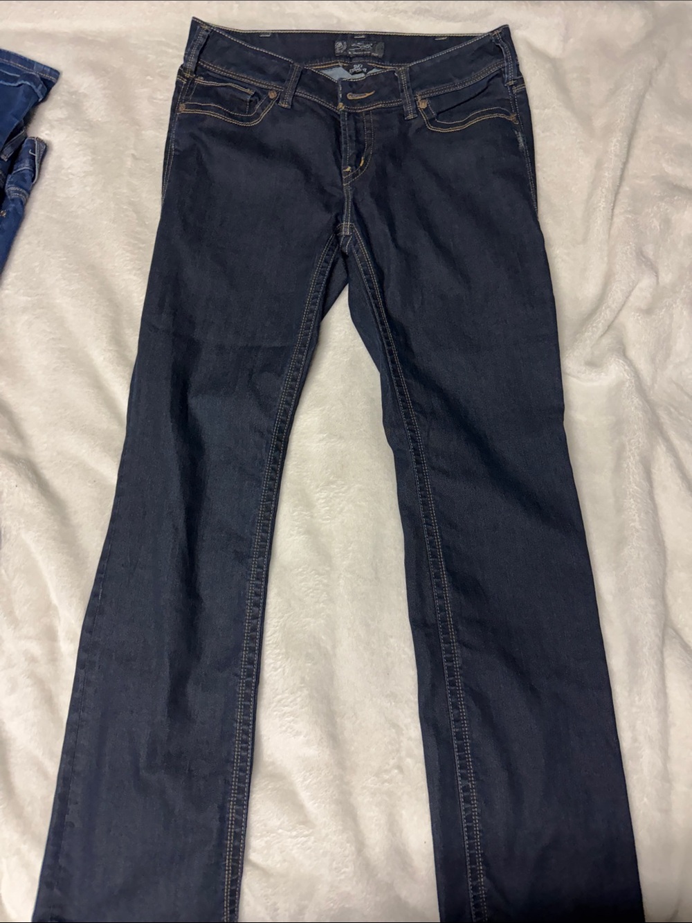 Silver Women's Dark Blue Straight-Leg Jeans
